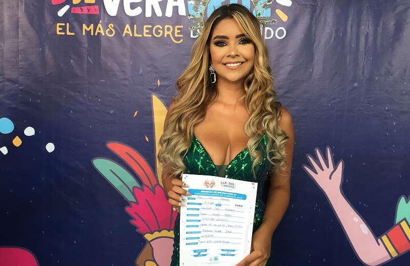 G Nesis Vera Ya Es Candidata Oficial A Reina Del Carnaval De Veracruz