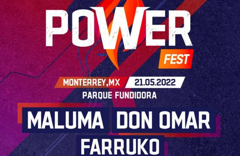 Maluma, Don Omar y Farruko encabezan cartel de Power Fest en Monterrey