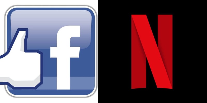 Dos titanes de la industria caen, Netflix y Facebook