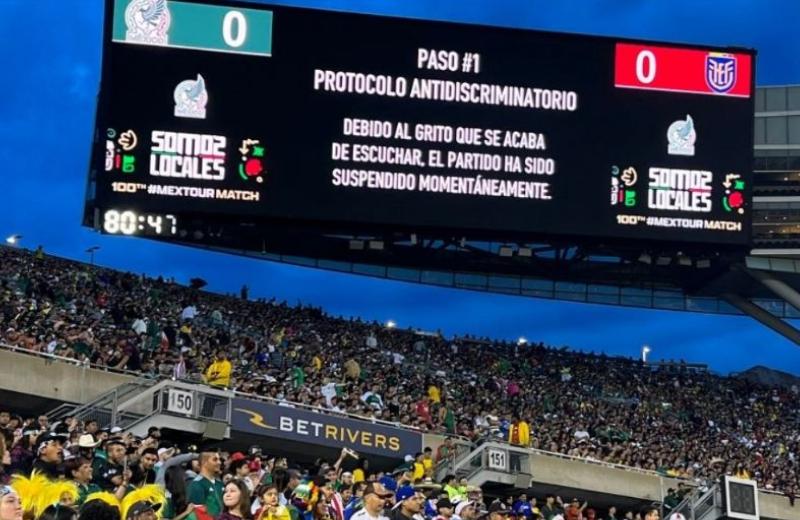 ¡Fifas tenían que ser! Por grito homofóbico, detienen el partido México vs Ecuador