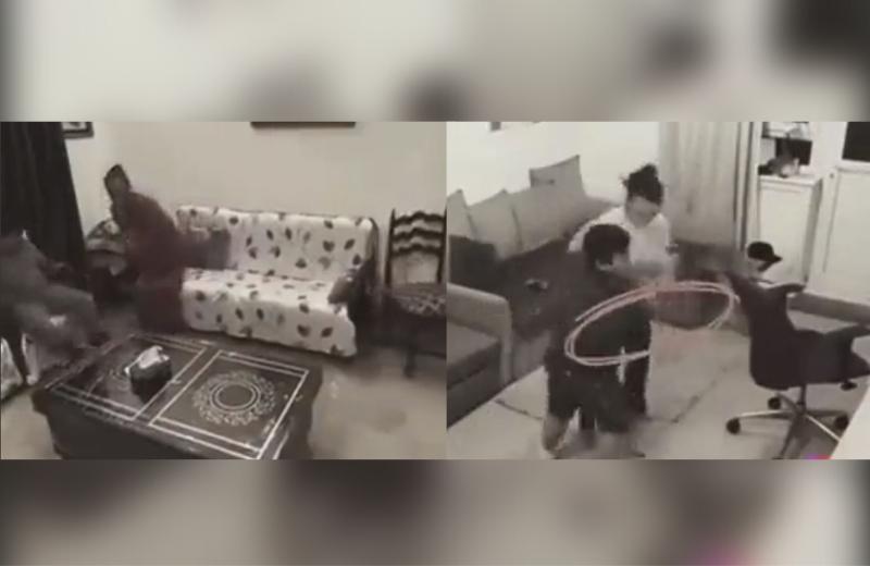 Imagen #Viral Fantasma ataca a  familia y queda grabado en video  