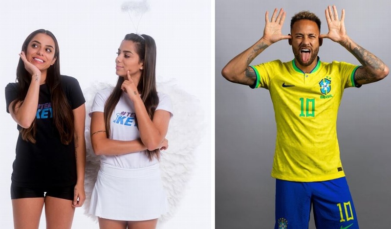 Neymar propuso a Key Alves hacer un trío con ella y su hermana gemela 