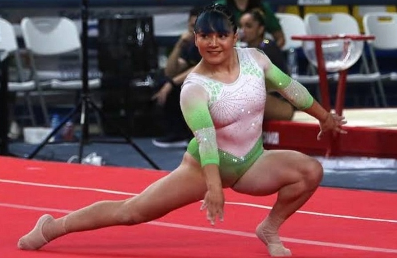 Imagen Gimnasta mexicana gana medalla de oro en Francia