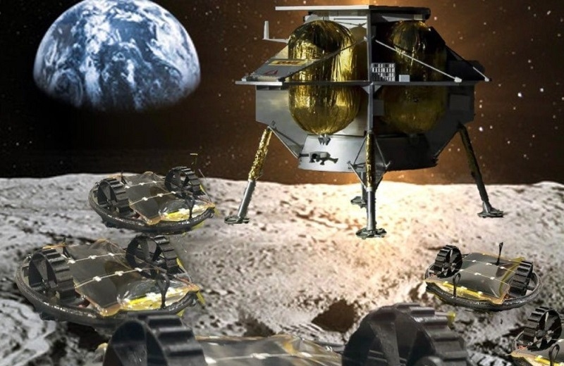 México lanzará 5 microrobots a la luna este 8 de enero