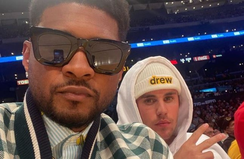 Usher habría invitado a Justin Bieber para cantar juntos en el Super Bowl 2024