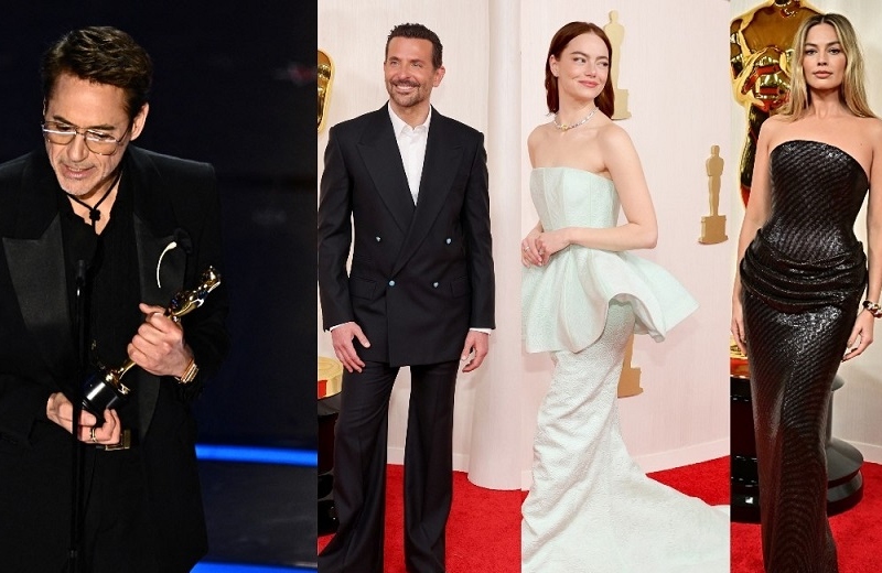 'Oppenheimer' arrasa en los Óscar; lista completa de ganadores (+fotos)