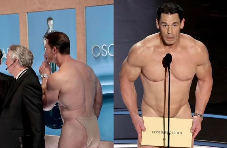 ¿Por qué John Cena apareció sin ropa en los Oscar? ¡Filtrán fotos detrás del escenario! (+video/fotos)