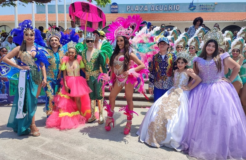 ¡De impacto la rumbata de Carnaval 2024 en Semana Santa, en Veracruz (+fotos)