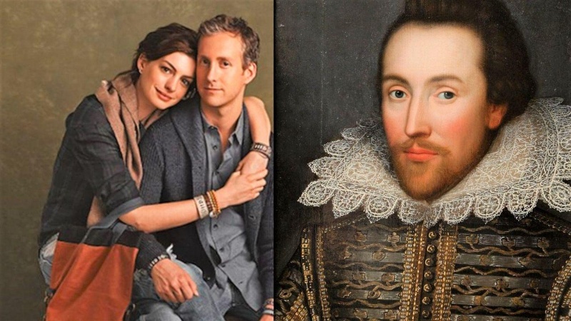 ¿William Shakespeare reencarnó en el esposo de Anne Hathaway? (+FOTO)