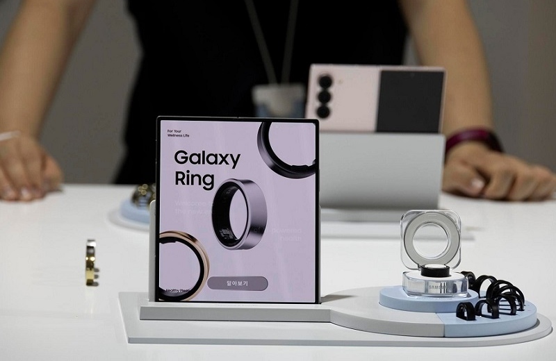 Presentan los nuevos celulares plegables con IA y su anillo Galaxy Ring (+fotos)