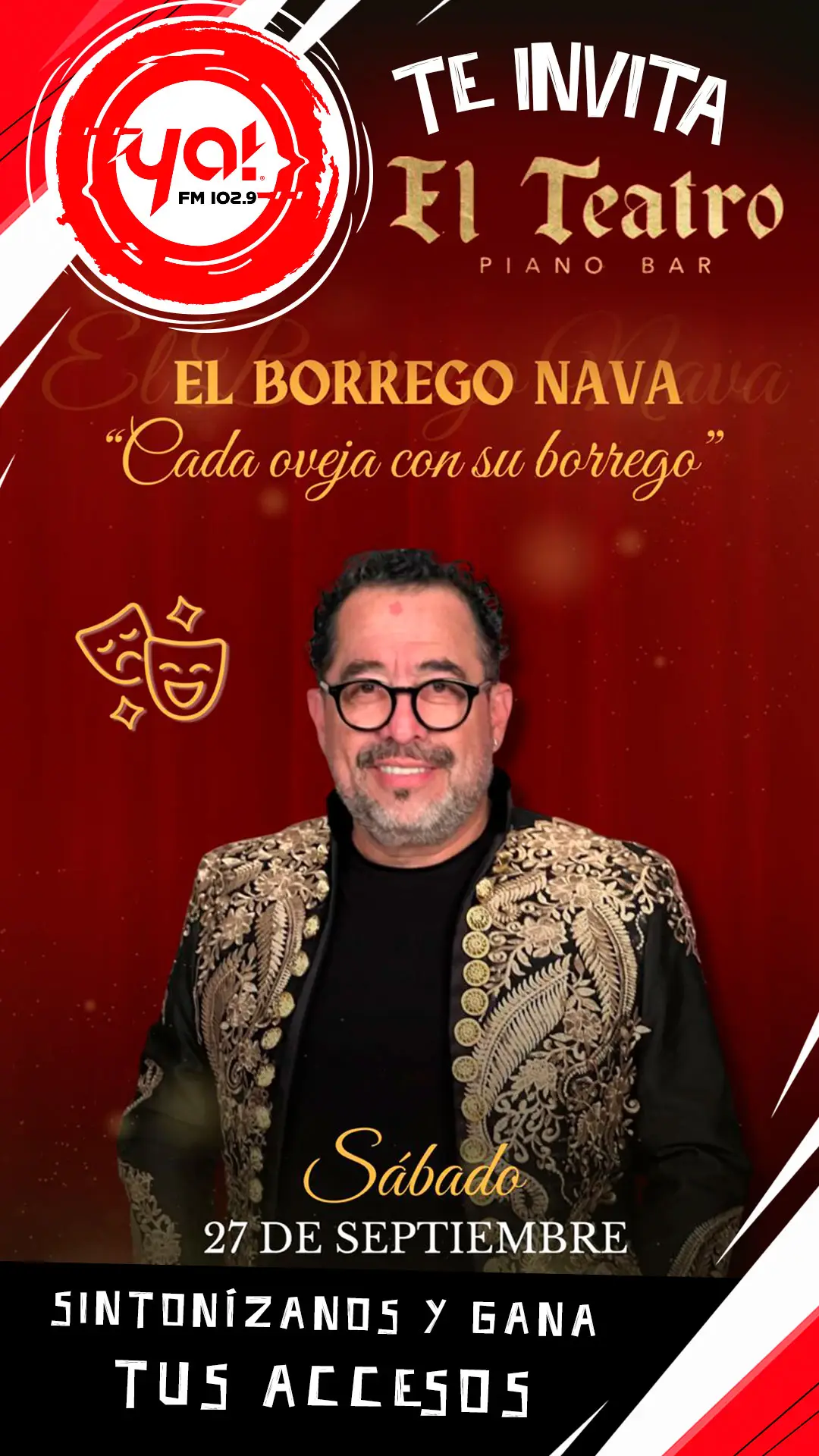 El Borrego Nava en "El Teatro Piano Bar"