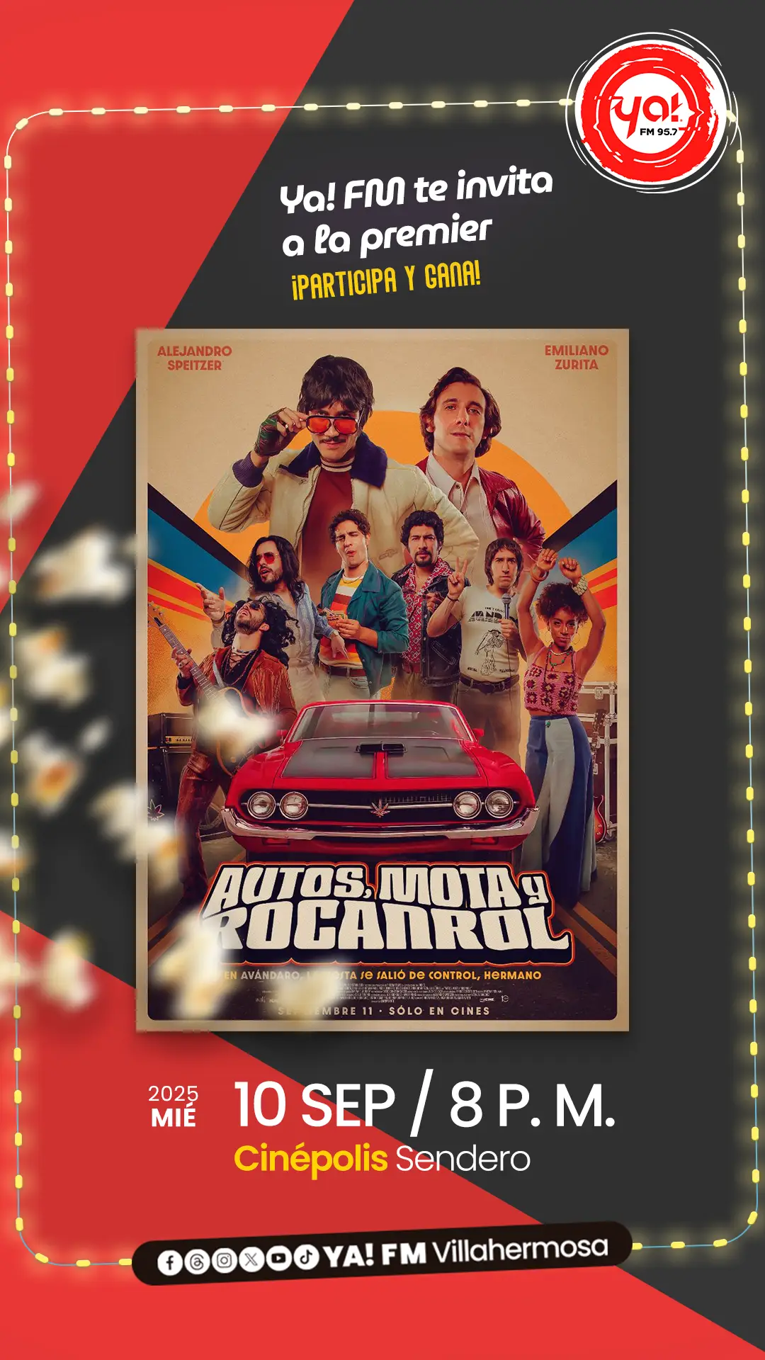 Premier: "Autos, Mota y Rock and Roll"