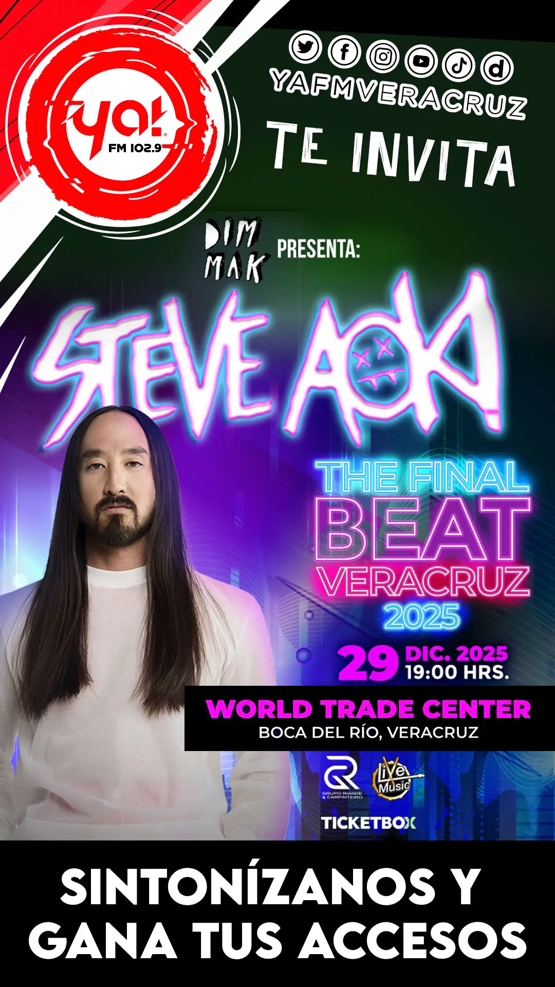 Steve Aoki en Veracruz