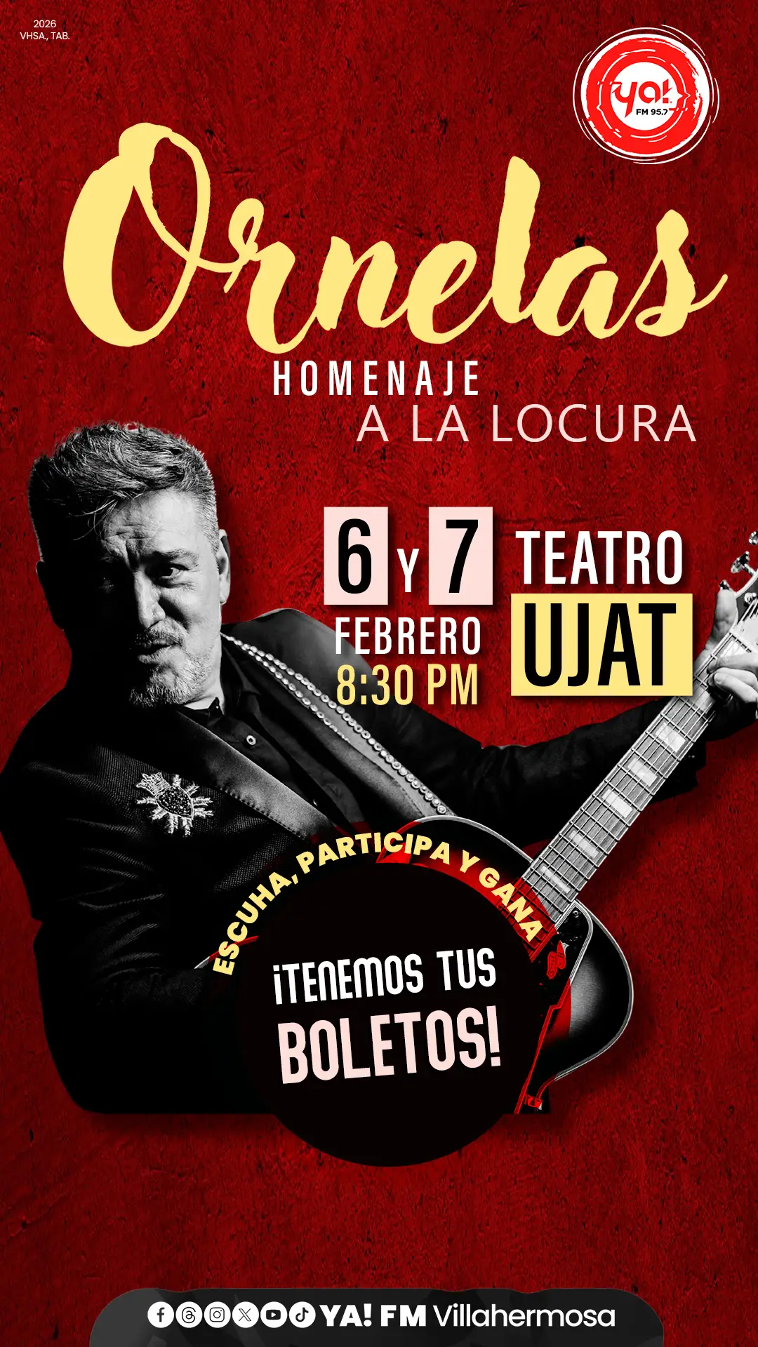 Homenaje a la locura con Ornelas