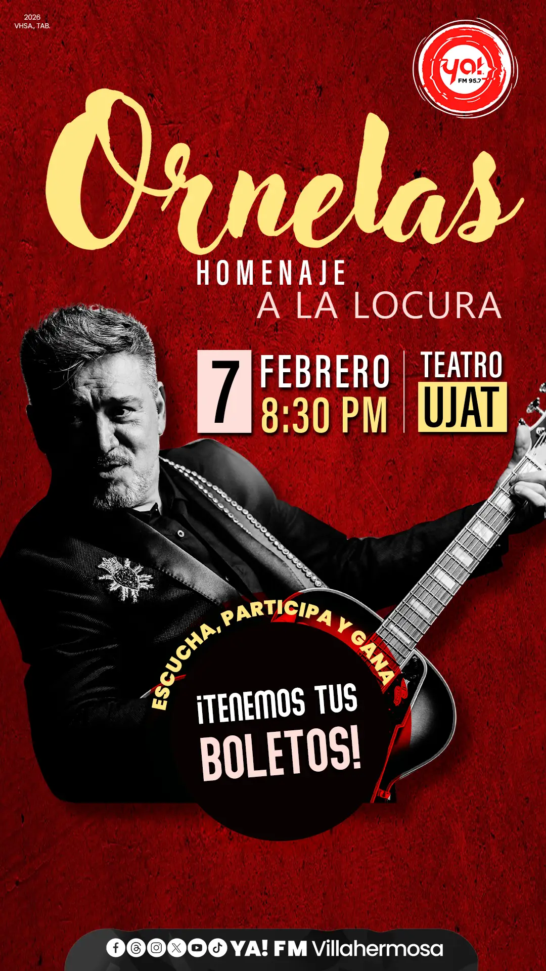 Homenaje a la locura con Ornelas