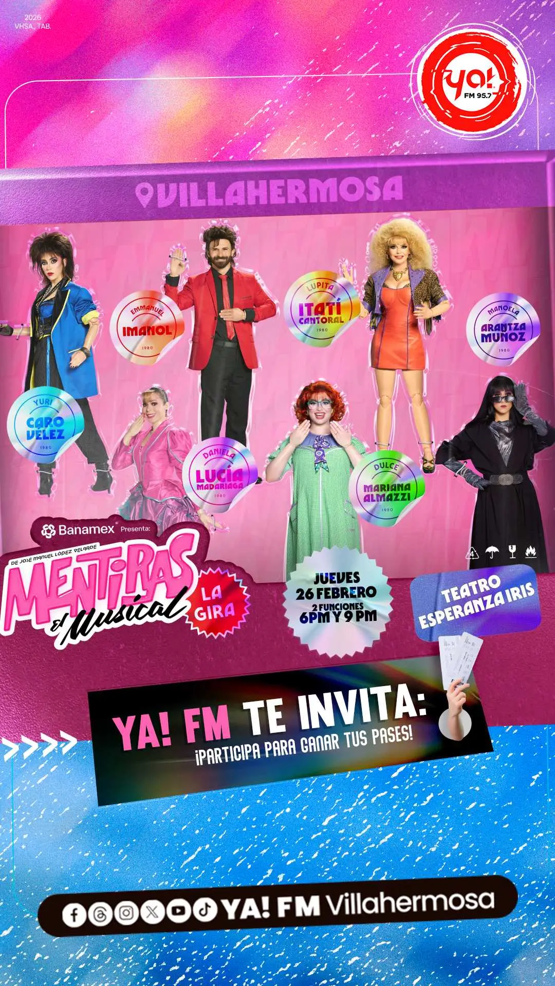 Mentiras "El Musical" en Villahermosa