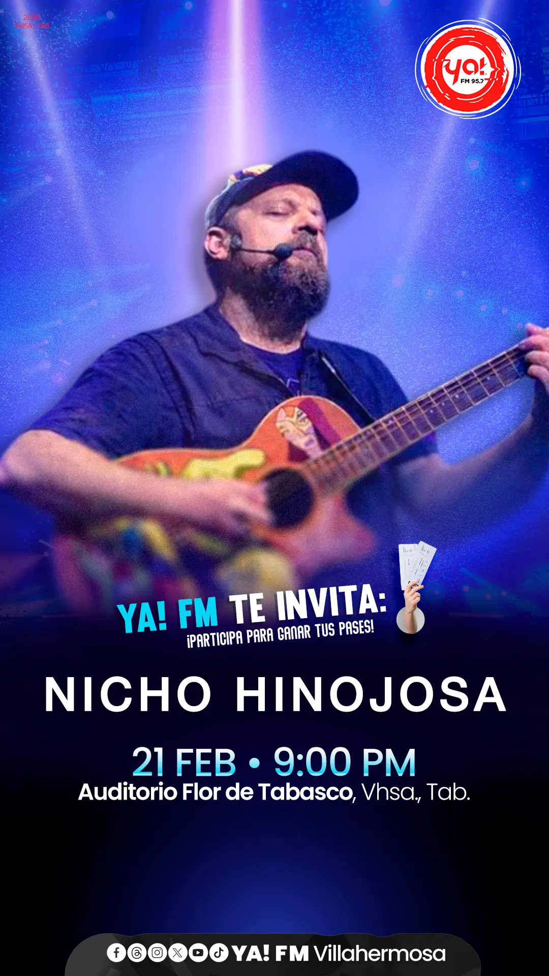 Nicho Hinojosa en Concierto