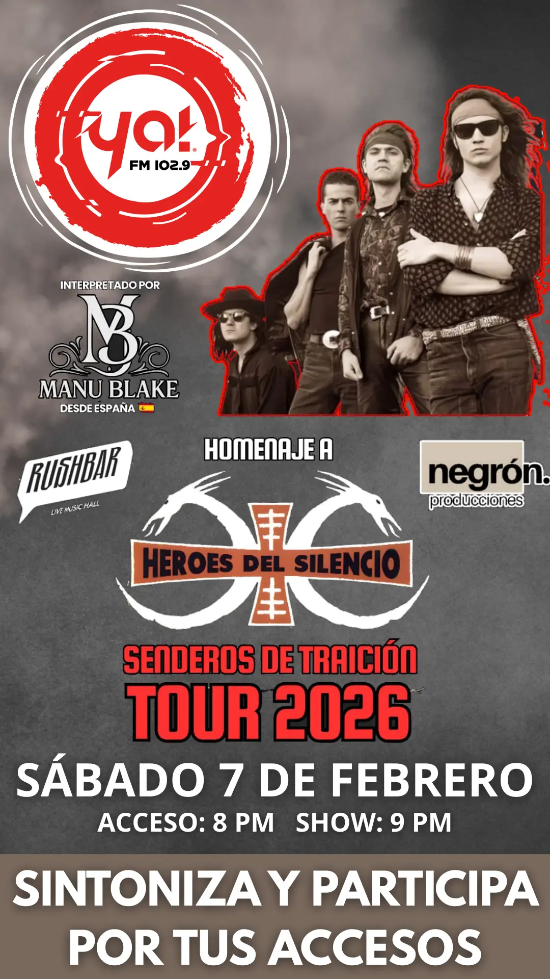 HOMENAJE A HEROES DEL SILENCIO