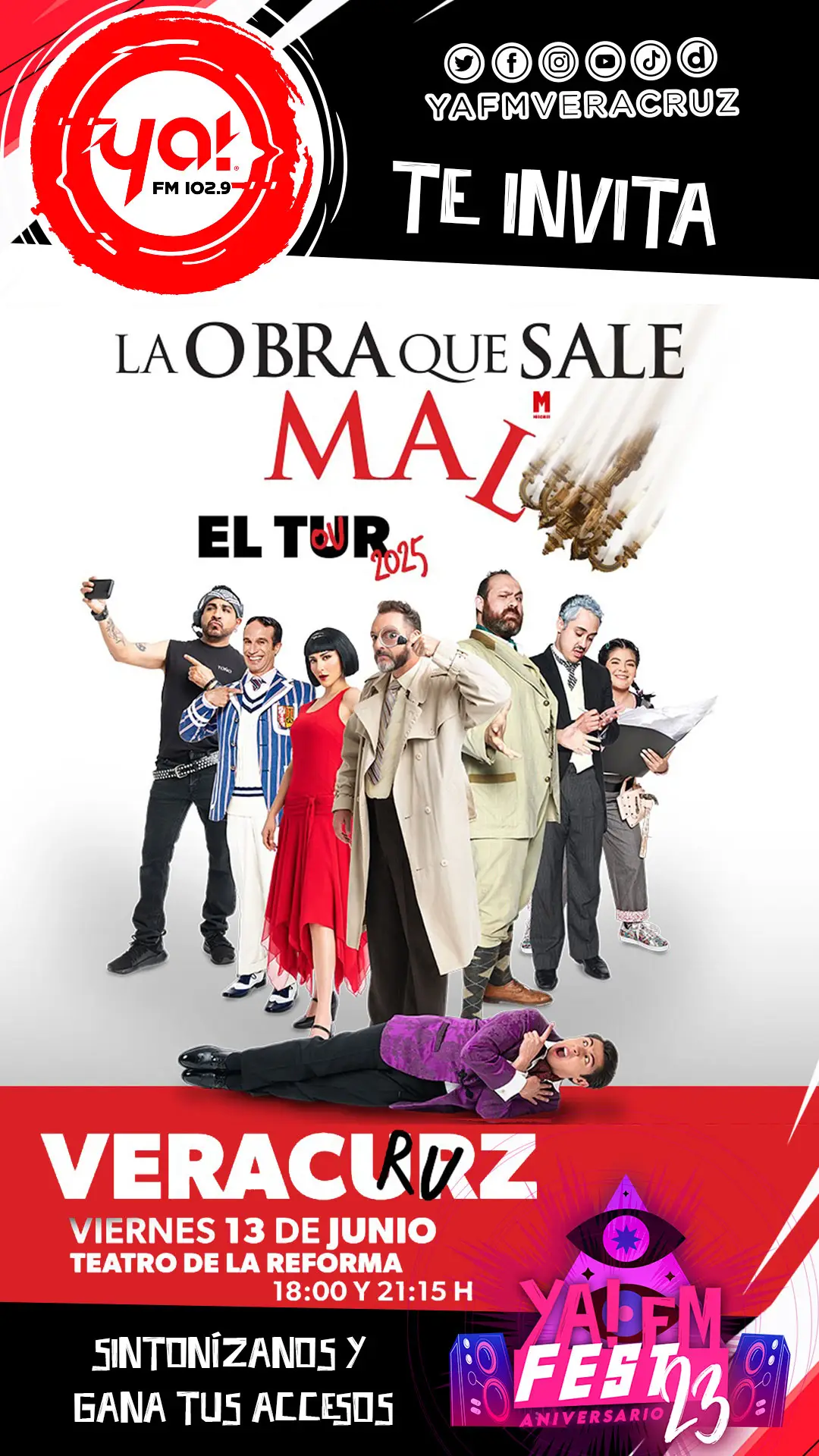 la Obra que sale mal Tour 2025