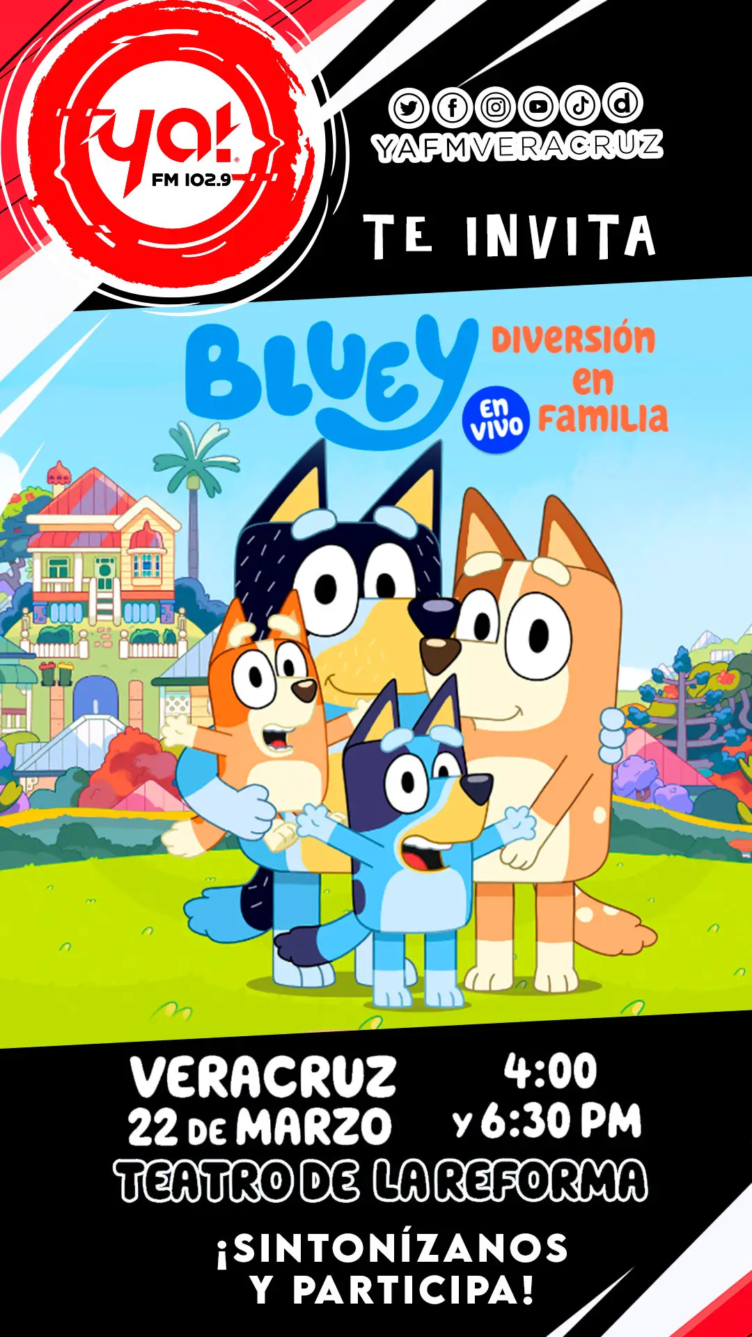 BLUEY LLEGA A VERACRUZ