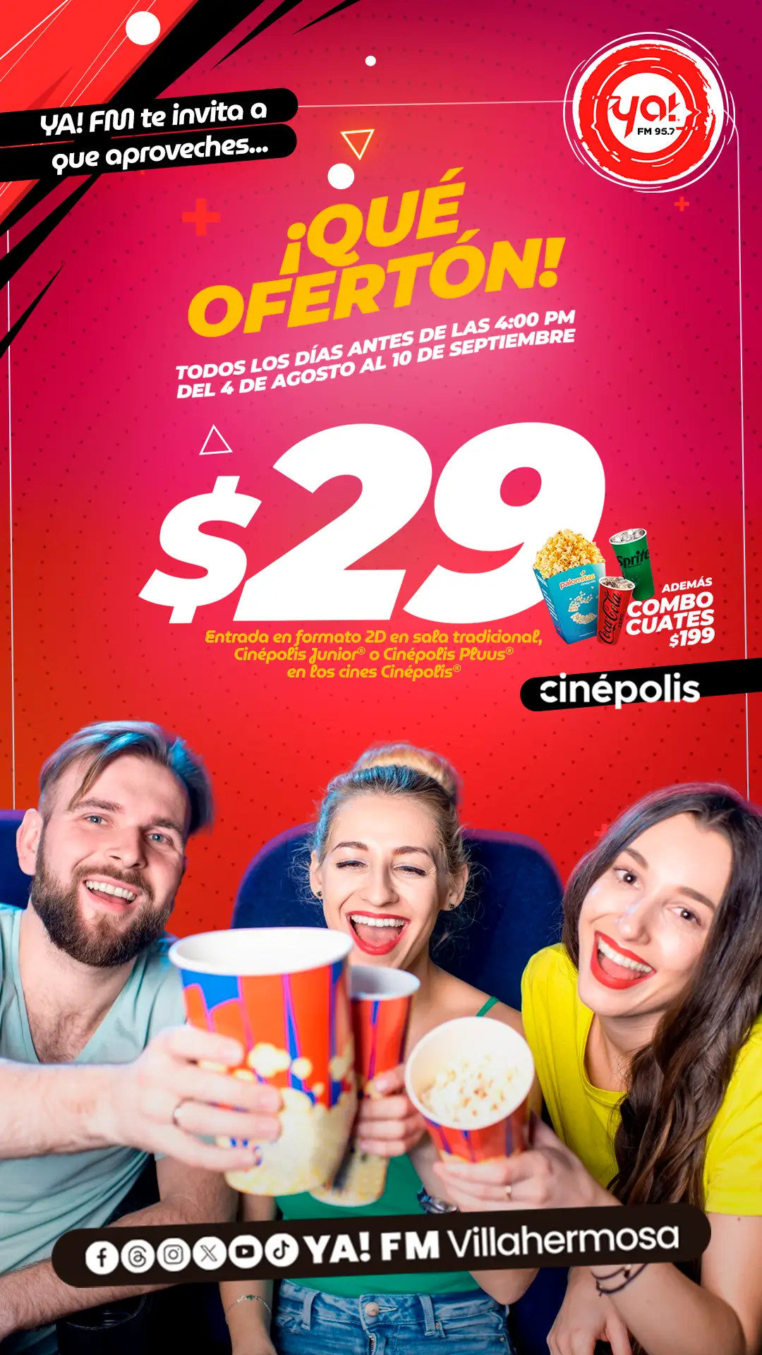 ¡¡¡¡QUÉ OFERTÓN!!!! ....CINÉPOLIS